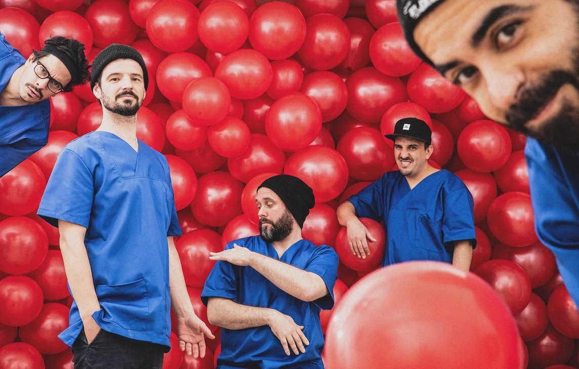 Dieses Foto zeigt die Hamburger Band "Le Fly"