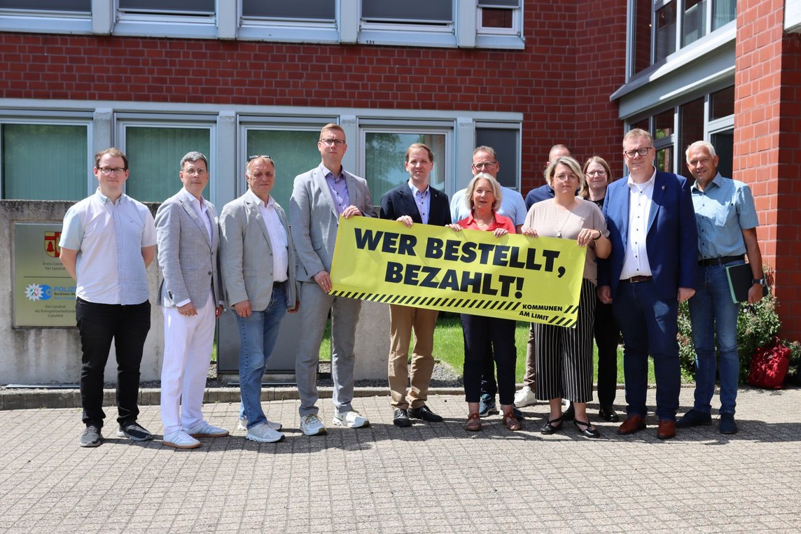 „Wer bestellt, bezahlt!“ fordern die Städte und Gemeinden sowie der Kreis Coesfeld zum Aktionstag (Foto: Kreis Coesfeld). 