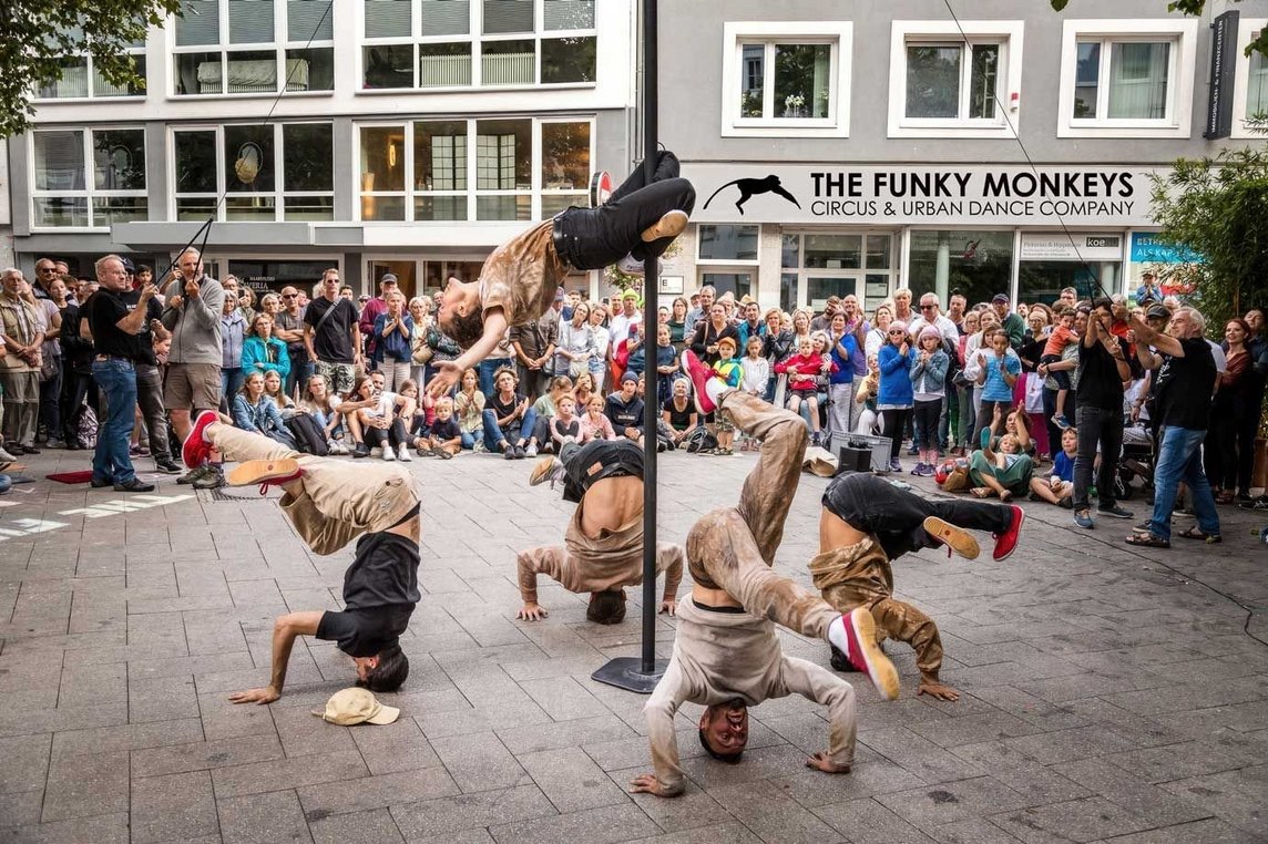 Das Foto zeigt eine Szene der Show.