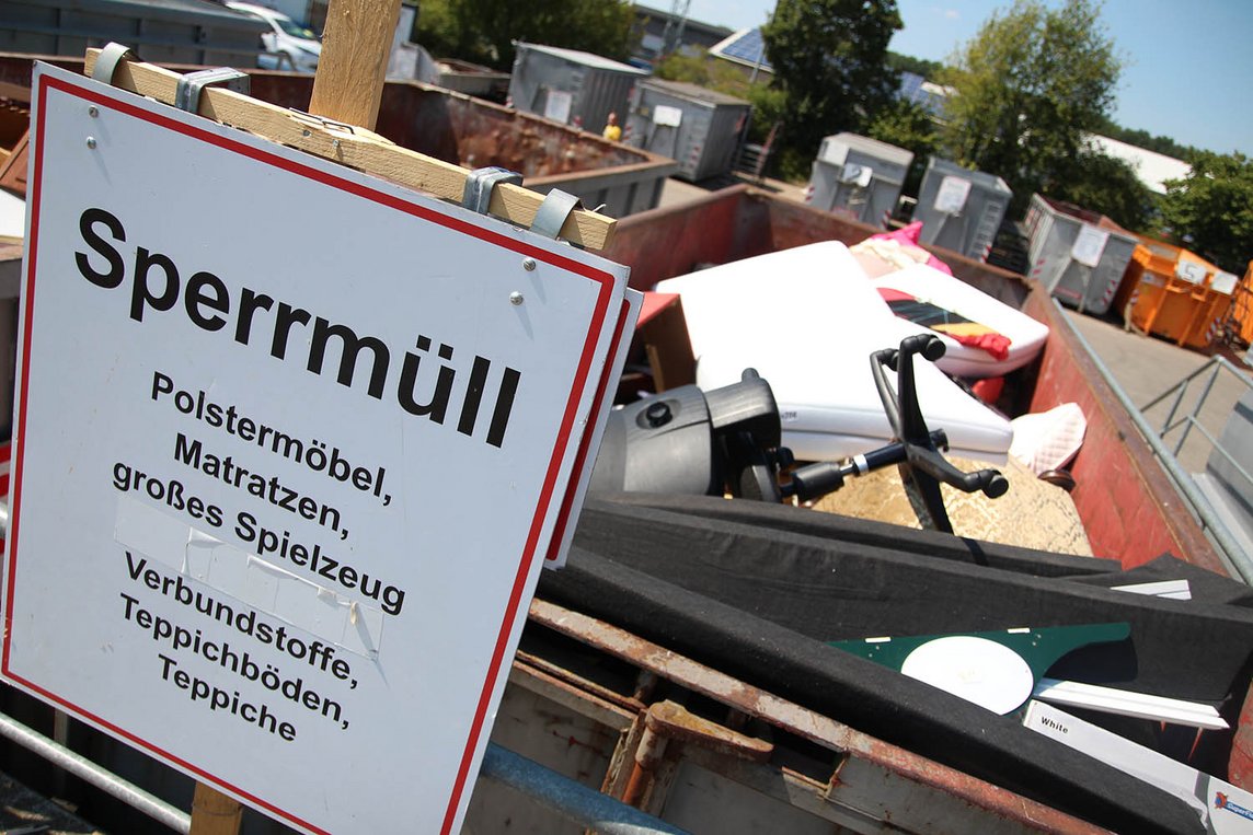 Dieses Foto zeigt Sperrmüll.